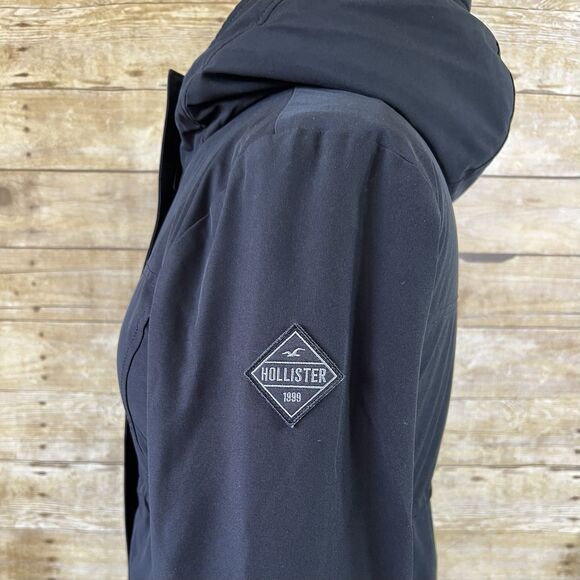 Hollister Sz XS Women’s All Weather Jacket Black Used - Picture 9 of 16